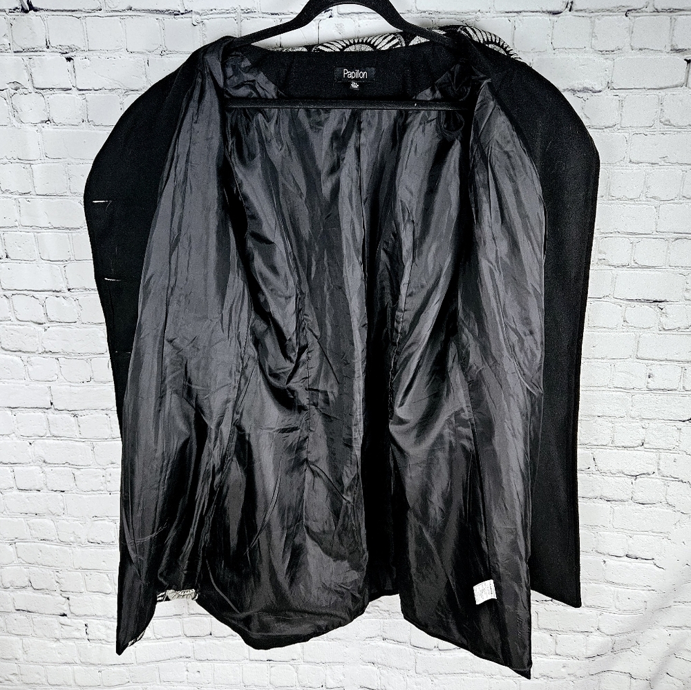 PAPILLON | patchwork button-up collared jacket - Picture 4 of 8